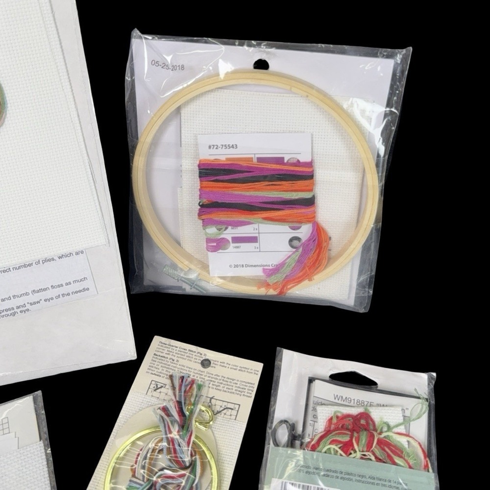 Cross Stitch Mixed Lot of 10 - Disney Tigger Thomas Kinkade Bucilla Dimensions - Picture 15 of 16